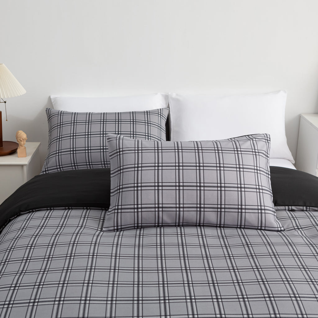 Reversible Duvet Cover Set – 3 Piece Soft Microfiber Bedding Set | ORYX HOME
